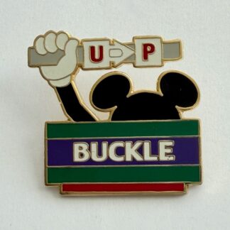 WDW - Buckle Up Sign - Mickey Mouse 2000 LE Disney Pin H5