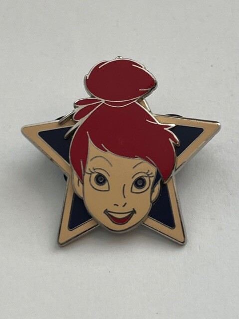 WDW Disneys American Stars Tinker Bell Peter Pan Star Disney Pin (A1)