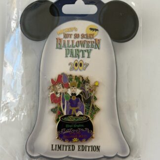 WDW MNSSHP Halloween Party 2007 Evil Queen Maleficent Villains Disney Pin B