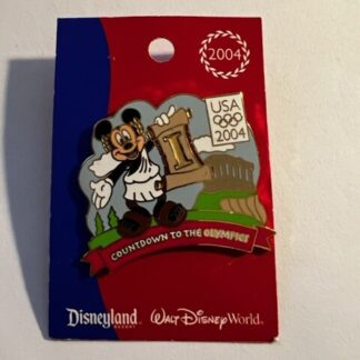 WDW Mickey Mouse Countdown To The Games 1 Day Toga LE  Disney Pin (B)