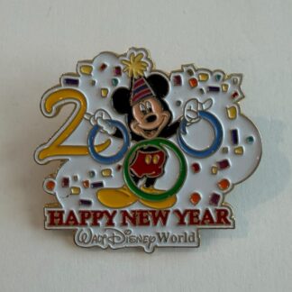 WDW - Mickey Mouse - Happy New Year 2000 Party Hat Disney Pin H5