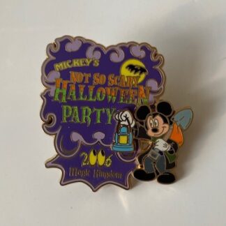 WDW Mickey’s Not So Scary Halloween Party 2006 Logo Disney Pin (B1)