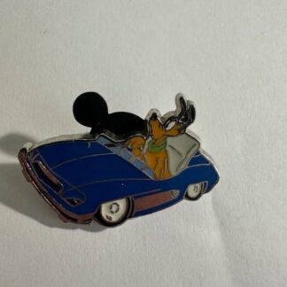 WDW - Pluto in Blue Car - Travel Company 2003 Disney Pin E2