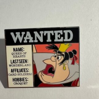 WDW - Queen of Hearts - Wanted - Cast Exclusive 2017 Disney Pin F6
