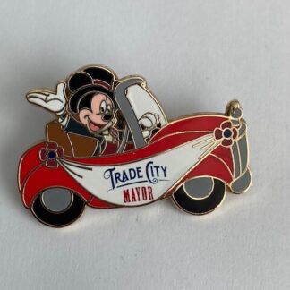 WDW Trade City Founders Parade Mickey Mouse Mayor Framed Set AP Disney Pin LE B5