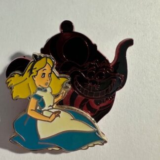 WDW - Valiant and Villainous - Alice and Cheshire Cat 2012 Disney Pin F6