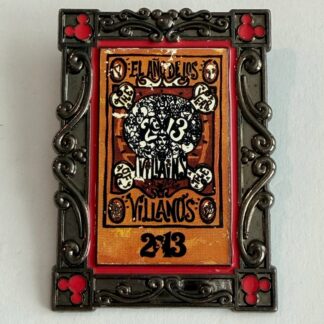 Year of the Villain - November - Poster Art 2013 Skull  Disney Pin H6