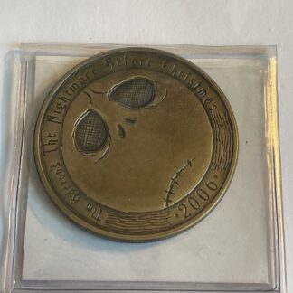 2006 Coin HAUNTED MANSION HOLIDAY 13 faces of Jack Skellington Sad Face Pin (A4)