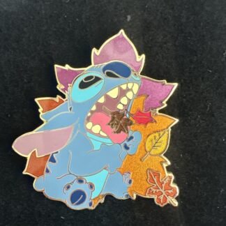 2008 Disney Store Shopping Pin Lilo & Stitch Fall Series Autumn Leaves LE 250 (B