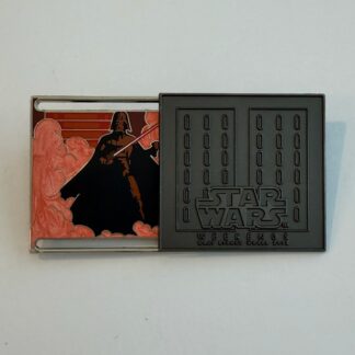 2012 WDW Star Wars Weekends Darth Vader Light Saber Slider Door Disney Pin H6