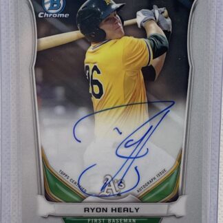 2014 Bowman Chrome Ryon Healy Prospect Auto Autograph A's Athletics