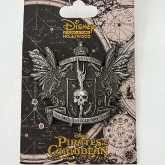 2017 DSSH Pirates of the Caribbean Dead Men Tell No Tales Silent Mary Emblem Pin