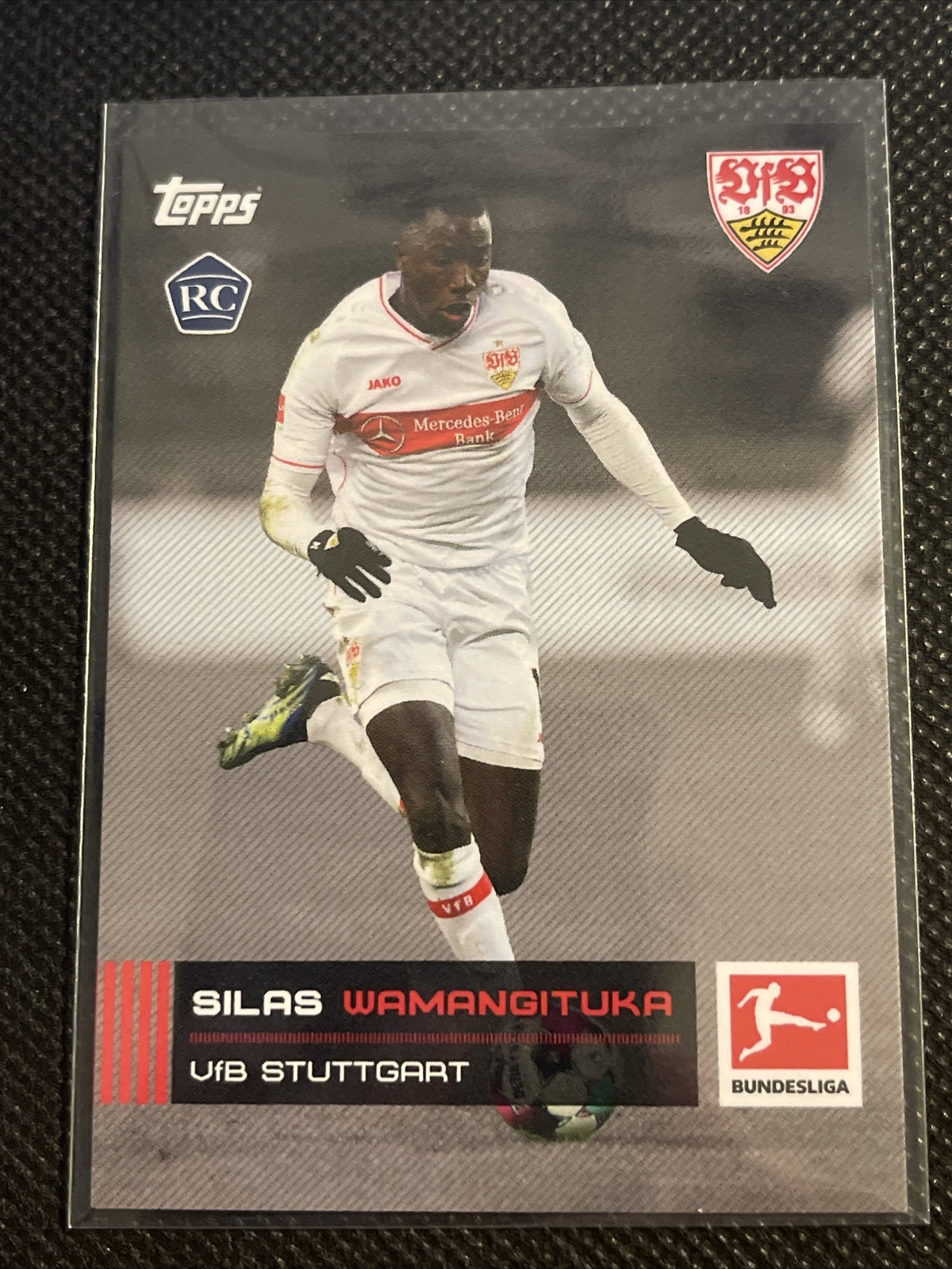 2020-21 Topps Bundesliga Stars of the Season Silas Wamangituka Rookie Stuttgart