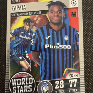 2020-21 Topps Match Attax 101 World Stars Duvan Zapata #140