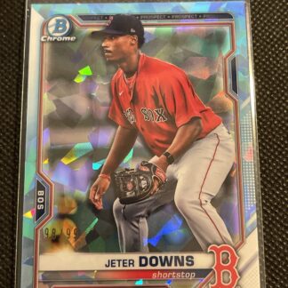 2021 Bowman Chrome Sapphire Edition Jeter Downs Prospects Aqua Refractor /99