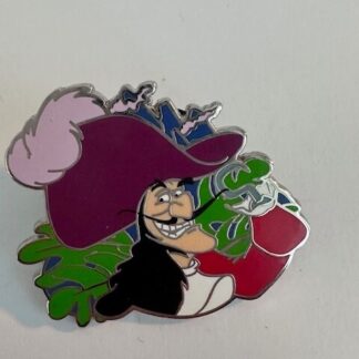 2021 Disney Starter Lanyard Pin Villain Pirate Captain Hook from Peter Pan (A0)
