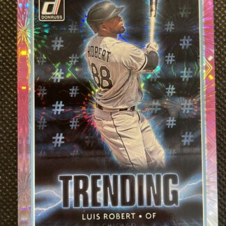 2021 Donruss Trending Pink Fireworks #9 Luis Robert White Sox