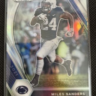 2021 Panini Prizm Draft Picks MILES SANDERS Silver Prizm Card