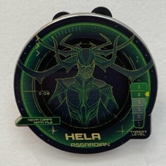 2022 Disney Mystery Pin WDW Marvel Nova Corps Data File Hela Asgardian (C7)