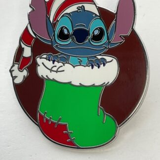 2025 Disney Parks Merry Stitchmas Holiday Mystery Xmas Stocking Stitch Pin G4