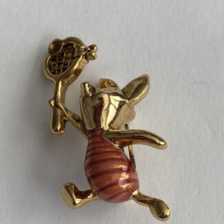 3D Piglet Playing Tennis Flawed Winnie the Pooh Disney Pin (A9)
