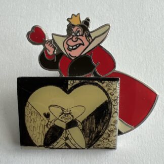 Alice's Queen of Hearts with Design Sketch - LE5000 Disney Store/Catalog Pin F3
