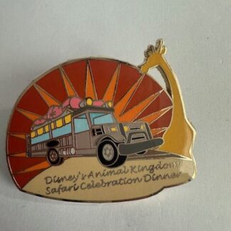 Animal Kingdom Safari WDW Dinner Variation Dinner Is Missing Disney Pin (E2)