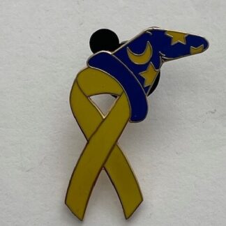 Awareness suicide prevention Ribbon Embroidery Design Disney Fantasy Pin (D9)