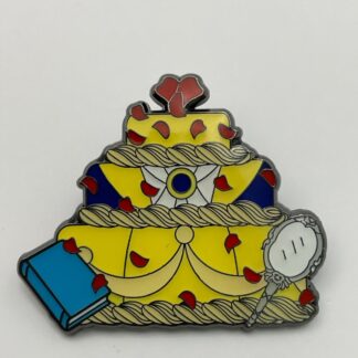 BEAUTY AND THE BEAST CAKE PIN Disney Loungefly Princess Couple Cakes BELLE E6