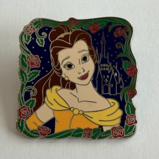 Belle 2022 Princess Floral Frames Mystery Collection Disney Pin H6
