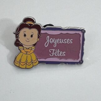 Belle Joyeuses Fetes Small World Holiday Beauty Beast Mystery Disney Pin (E6)