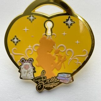 Boxlunch Disney Princess Lock ONLY No Key Belle Beauty & Beast Mystery Pin G1