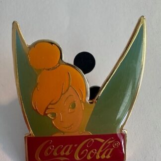 COCA COLA SALUTES WALT DISNEY WORLD  B-DAY 1986 -TINKER BELL COLLECTIBLE PIN (D4
