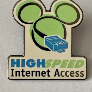 Cast Member High Speed Internet Access Mickey Icon Disney Pin (A3)