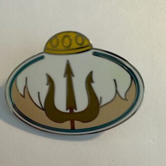 Cast What's My Name Badges Mystery Little Mermaid King Triton Disney Pin (C5)