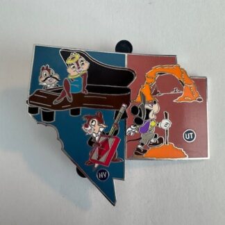 Chip Dale Clarice Nevada Utah American Adventure States Disney Pin (B1)