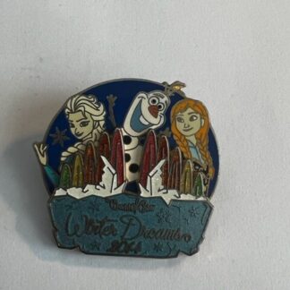 DCA World Of Color 2014 Winter Dreams Anna Elsa Olaf Frozen Disney Pin (A8)