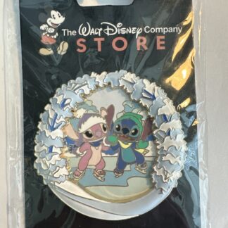 DEC Disney D23 Expo 2024 Seasons of Friendship Winter Stitch & Angel LE 300 Pin