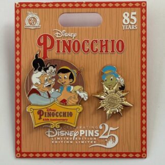 DIS - Pinocchio Characters Set - 85th Anniversary 2025 Disney Pin B