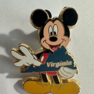 DIS - Virginia - Mickey - 12 Months of Magic State Series Disney Pin D9