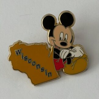 DIS - Wisconsin - Mickey - 12 Months of Magic State Series 2002 Disney Pin G8