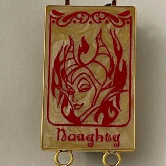 DISNEY 2012 SANTA MICKEY NAUGHTY NICE LIST MALEFICENT LE 1000 CHRISTMAS PIN (A1)