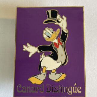 DISNEY AUCTION DONALD DUCK Canard Distingue’ PIN LE 500 A5