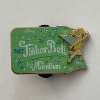 DISNEY DLR RUNDISNEY TINKER BELL 1/2 MARATHON WEEKEND 2017 LR PIN (C1)