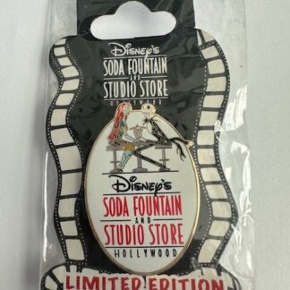 DISNEY DSF JACK & SALLY SHARING A SHAKE PIN Soda Fountain Nightmare LE 300 (B)