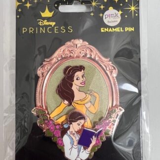 DISNEY PINK A LA MODE PALM BELLE TRANSFORMATION PIN BEAUTY & THE BEAST (B)