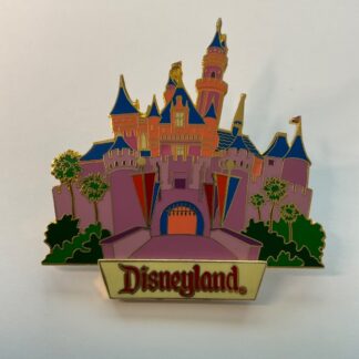DISNEY Pin Large Jumbo Sleeping Beauty Castle Disneyland Logo 2000 F3