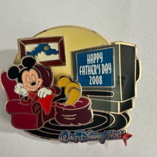 DISNEY WDW HAPPY FATHER'S DAY 2008 MICKEY MOUSE PIN LE 2500 (E7)