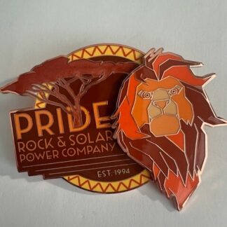 DL - Mufasa - Pride Rock and Solar Power Company - Faux Business - Disney Pin F0