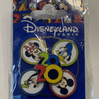 DLP Paris - 2020 Logo - Fab 4 Disney Pin B